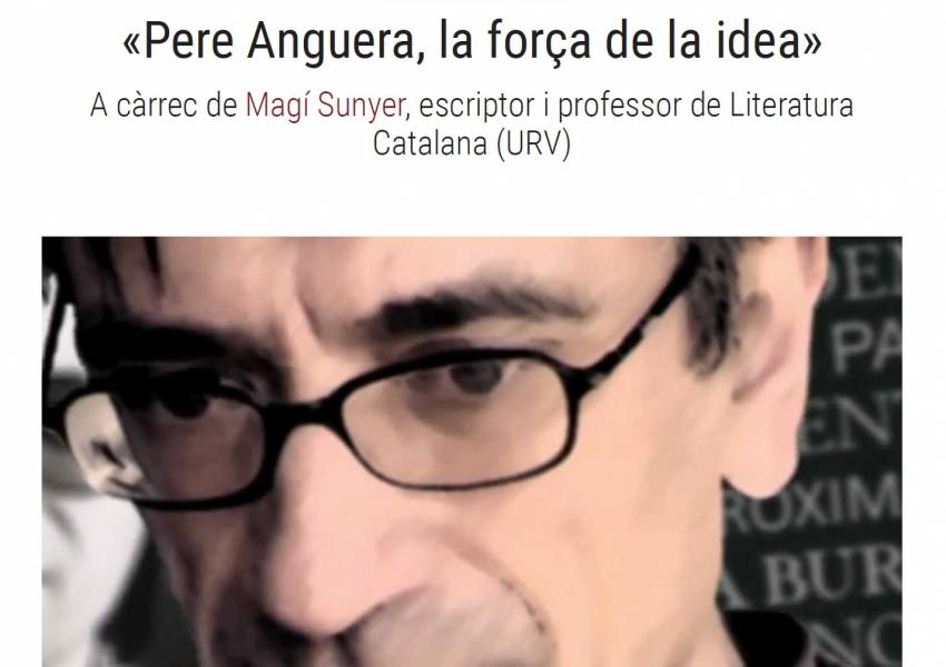 CONFERÈNCIA "PERE ANGUERA, LA FORÇA DE LA IDEA", AL CENTRE DE LECTURA